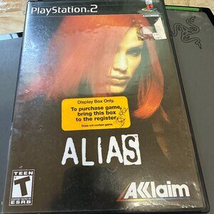 Alias Sony PlayStation 2 PS2 2004 Complete Manual Registration Card